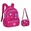 Kit Mochila De Costas e Lancheira Térmica Luluca Rosa Youtuber Juvenil Escolar Feminino Volta As Aulas