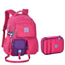 Kit Mochila De Costas e Estojo Box Rosa Rebecca Bonbon Juvenil Estiloso Escolar Feminino Volta As Aulas