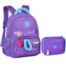 Kit Mochila De Costas e Estojo Box Lilás Rebecca Bonbon Juvenil Feminino Escolar Volta As Aulas Estudos