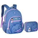 Kit Mochila De Costas e Estojo Box Lilo Stitch Tsum Tsum Disney  Infantil Escolar Menina Volta As Aulas