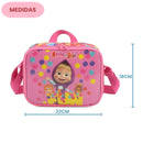 Lancheira Térmica Infantil Masha e o Urso Unissex Escolar Passeio Creche Crianças Volta as Aulas Ponto Criativo