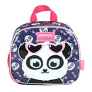 Lancheira Térmica Infantil Urso Panda Marrom Meninas Escolar Creche Passeio Crianças Costas Ponto Criativo