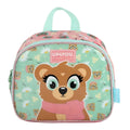 Lancheira Térmica Infantil Urso Panda Marrom Meninas Escolar Creche Passeio Crianças Costas Ponto Criativo