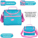 Lancheira Térmica Feminina Transversal Escolar Juvenil Adolescente Bolsa Lanche Adolescente Ponto Criativo