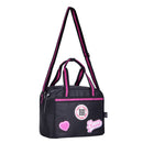 Lancheira Térmica Duas Alças Rebecca Bonbon Preto Rosa Azul Lanche Fashion Feminino Juvenil Escolar Clio Megalomania