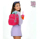 Lancheira Térmica Rebecca Bonbon Duas Alças Preto Rosa Azul Roxo Fashion Lanchinho Feminino Escolar Juvenil Clio Megalomania
