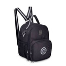 Kit Mochila de Costas Mala Bolsa Preto Lancheira Térmica Duas Alças Estojo Simples Meninas Juvenil Escolar Rebecca Bonbon Megalomania