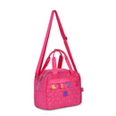 Kit Mochila Costas Rebecca Bonbon Rosa Lancheira Térmica Estojo Box Juvenil Feminino Meninas Chaveiro Escolar Clio Megalomania
