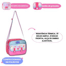Kit Mochila de Costas e Lancheira Térmica Peppa  Pig Escolar Volta as Aulas Infantil Menina