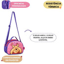 Kit Mochila De Carrinho e Lancheira Térmica Ursinho Pooh Disney Infantil Escolar Volta As Aulas