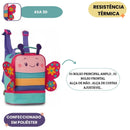Lancheira Escolar Térmica com Estampas de Bichinhos para Crianças na Creche e Passeios