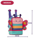Lancheira Escolar Térmica com Estampas de Bichinhos para Crianças na Creche e Passeios