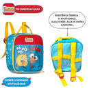 Kit Lancheira Térmica e Mochila de carrinho Galinha Pintadinha Volta Aulas Passeio Viagem Criança