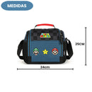 Lancheira Térmica Mario Bros Infantil Menino Volta as Aulas Escolar Lanche Resistente Nintendo Game