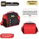 Lancheira Térmica Mario Bros Infantil Menino Volta as Aulas Escolar Lanche Resistente Nintendo Game