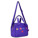 Kit Mochila Costas Rebecca Bonbon Roxo Lancheira Térmica Estojo Box Juvenil Escolar Feminino Chaveiro Clio Megalomania