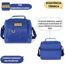 Kit Mochila De Rodinhas e Lancheira Térmica Sonic The Hedgehog Gamer Escolar Infantil Passeio Viagem Estudos
