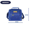 Lancheira Térmica Sonic The Hedgehog Escolar Gamer Infantil Azul Preto Volta As Aulas Resistente