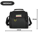 Kit Mochila de Rodinhas e Lancheira Sonic Preto Voltas as Aulas Escolar Menino Game Resistente Espaçosa