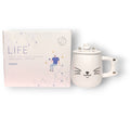 Caneca de Porcelana com Tampa Colher Gatinho 400ML Café Chá Presente Cute Fofo Decorada Criativa