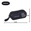 Estojo Duplo Loud 100 Pens Juvenil Espaçoso Armazenamento Material Escolar Gamer