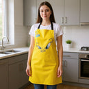 Avental Piu Piu Frajola Zangado Looney Tunes Warner Bros Cor Amarelo