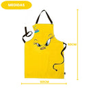 Avental Piu Piu Frajola Zangado Looney Tunes Warner Bros Cor Amarelo
