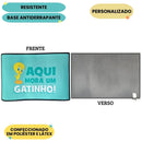 Tapete Capacho Looney Tunes Piu Piu Frase Aqui Mora um Gatinho Divertido Resistente Antiderrapante