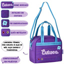 Lancheira Infantil Térmica Escolar Transversal Youtuber Luluca Menina Criança Passeio Resistente Megalomania