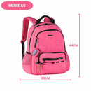 Mochila de Costas Luluca Roxa Youtuber Feminina Escolar Resistente Volta as Aulas Juvenil Passeio
