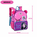 Mochila de Costas Luluca Best Friens Escolar Passeio Juvenil Menina Volta as Aulas Grande Youtuber