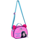 Kit Mochila De Carrinho e Lancheira Térmica e Estojo Triplo Luluca Youtuber Escolar Feminino Juvenil
