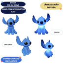 Luminária Stitch Bivolt 110/220v Abajur Disney Cantinho Quarto Luz Aconchegante Estilo
