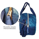 Lancheira Térmica Jeans Escuro Rebecca Bonbon Juvenil Infantil Escolar Colegial - Megalonania