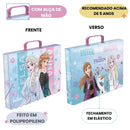 Maleta Frozen Disney Com Alças Pasta Escolar Infantil Volta As Aulas Resistente Organizador Menina