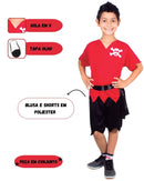 Fantasia Menino Pirata Infantil Tapa Olho Gancho Bau Navio Mar Disney Peter Pan Captain Hook Festa