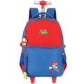 Mochila de Rodinha Escolar Jogo Super Mario Juvenil Nintendo Costas Meninos Game Espaçosa Grande Ponto Criativo
