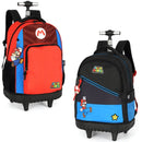 Mochila de Rodinhas Super Mario Gamer Volta as Aulas Jogo Nintendo Juvenil Meninos Espaçosa Ponto Criativo