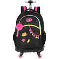 Mochila De Carrinho 360 Juvenil Volta as Aulas Escolar Espaçosa Notebook Infantil Rodinhas Ponto Criativo