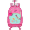 Mochila De Carrinho 360 Juvenil Volta as Aulas Escolar Espaçosa Notebook Infantil Rodinhas Ponto Criativo