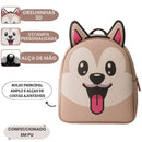 Mochila de Costas Cachorrinho Infantil Bolsa Escolar Volta Às Aulas Meninas Meninos Passeio Ponto Criativo