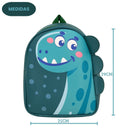 Mochila de Costas Dinossauro Verde Dino Infantil Meninos Bolsa Escolar Meninas Volta Às Aulas Ponto Criativo