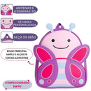 Mochila de Costas Borboleta Bolsa Escolar Volta Às Aulas Feminina Meninas Passeio Juvenil Infantil Ponto Criativo