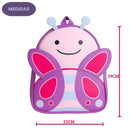 Mochila de Costas Borboleta Bolsa Escolar Volta Às Aulas Feminina Meninas Passeio Juvenil Infantil Ponto Criativo