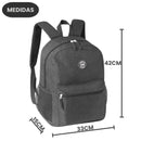 Mochila de Costas Juvenil Escolar Faculdade Authentic Clio Passeio Volta Aulas Ponto Criativo