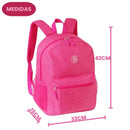 Mochila de Costas Juvenil Escolar Faculdade Authentic Clio Passeio Volta Aulas Ponto Criativo