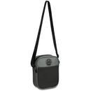 Shoulder Bag Transversal Preta Cinza Unissex Versátil Passeio Escolar Compacta Funcional Ponto Criativo
