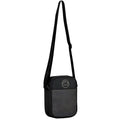 Shoulder Bag Transversal Preta Cinza Unissex Versátil Passeio Escolar Compacta Funcional Ponto Criativo
