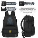 Mochila de Costas Rainbow Six Siege Militar Passeio Camping Gamer Resistente Faculdade Funcional Ponto Criativo