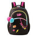 Mochila de Costas Juvenil Escolar Up4You Meninas Chaveiros Volta às Aulas Notebook Estudo Espaçosa Ponto Criativo